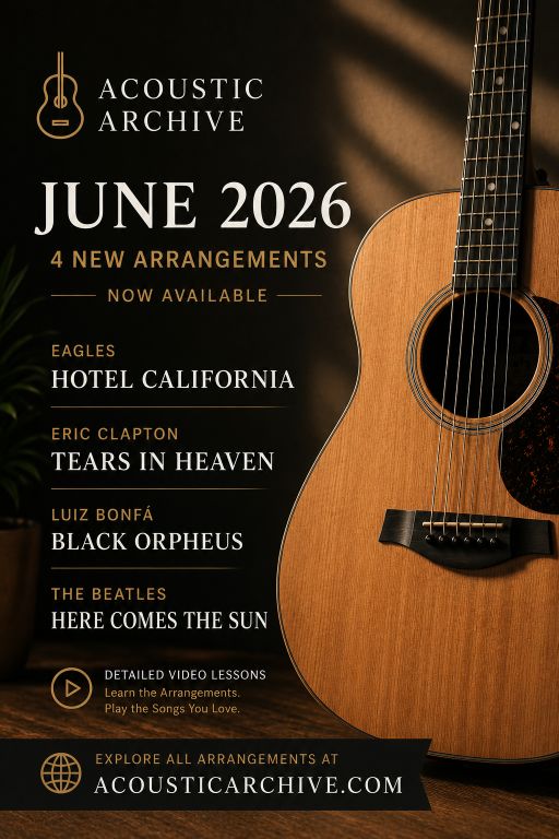 June 2026 Acoustic Archive Releases