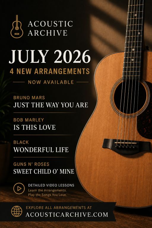 July 2026 Acoustic Archive Releases