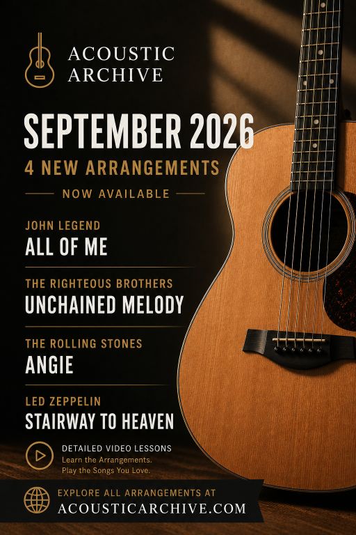 September 2026 Acoustic Archive Releases